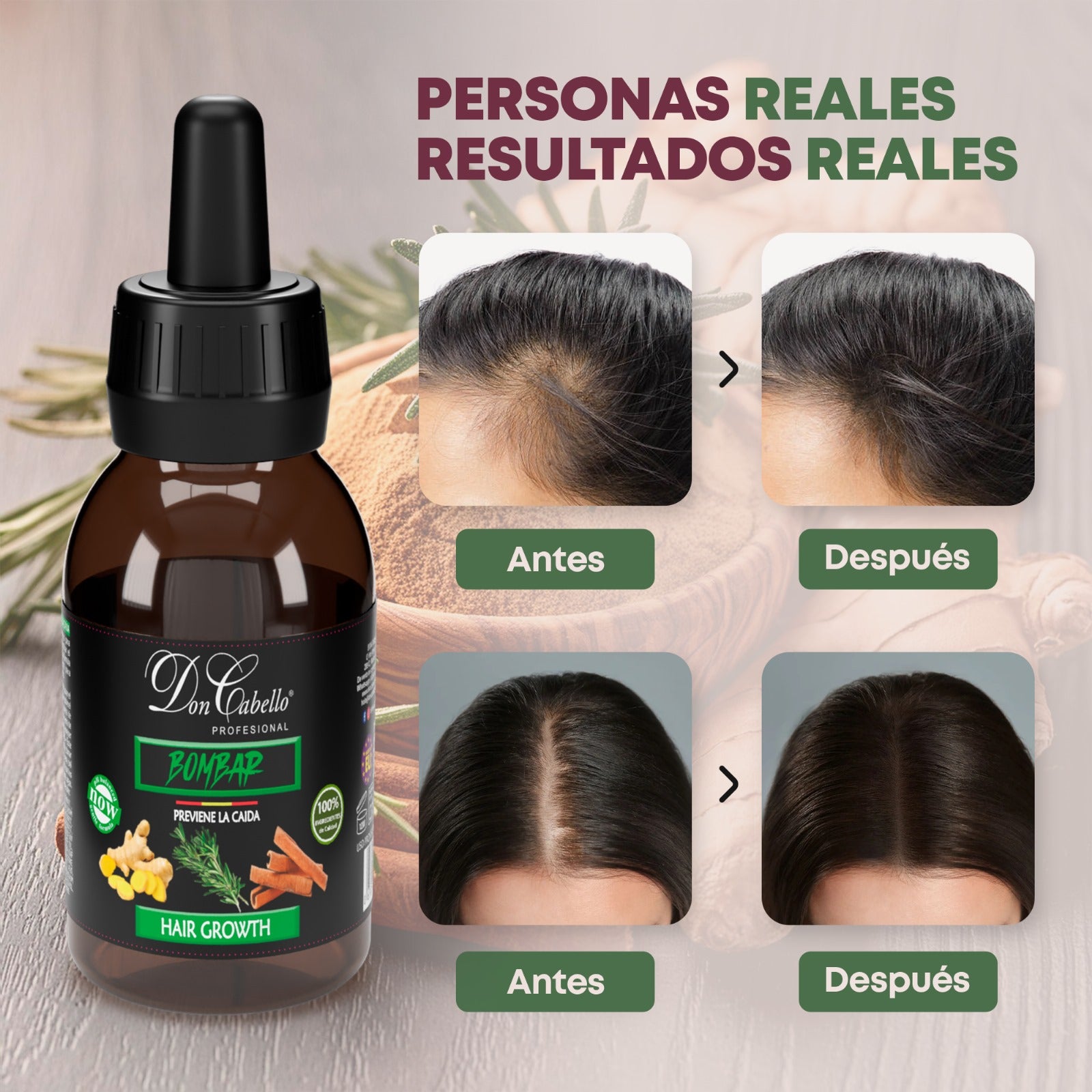 Don Cabello Loción Preventiva de Caida Reduce la Caída y Estimula su Crecimiento 125 Ml - Cosmetics Afro Latino