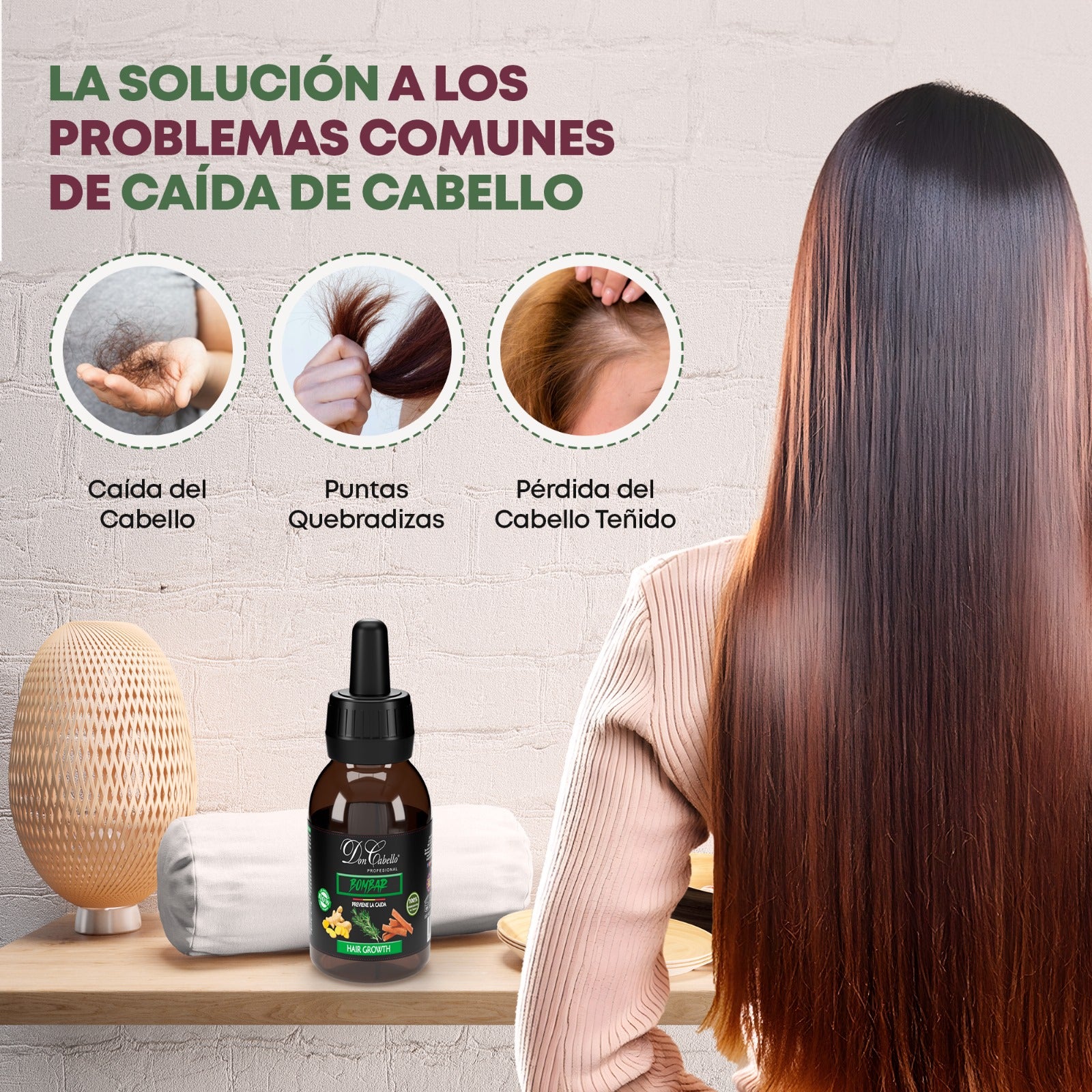 Don Cabello Loción Preventiva de Caida Reduce la Caída y Estimula su Crecimiento 125 Ml - Cosmetics Afro Latino