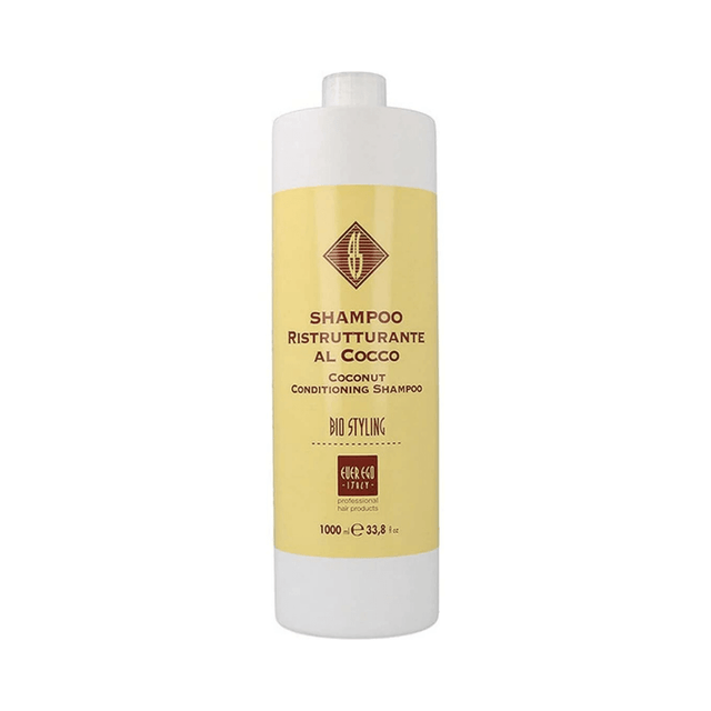Ever Ego Italy Bio Styling Champú de Coco 1000 ml – Nutrición, Hidratación y Reestructuración Capilar - Cosmetics Afro Latino