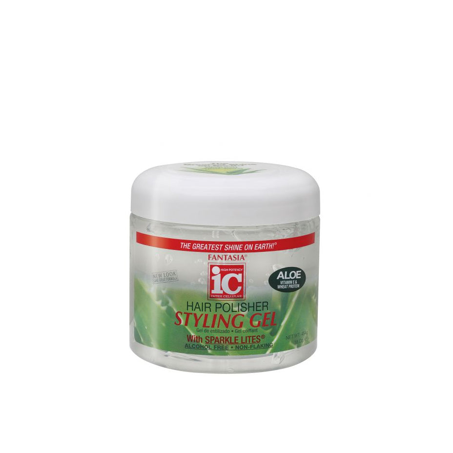 Fantasia IC - Hair Polisher Styling Gel - 454gm - Cosmetics Afro Latino