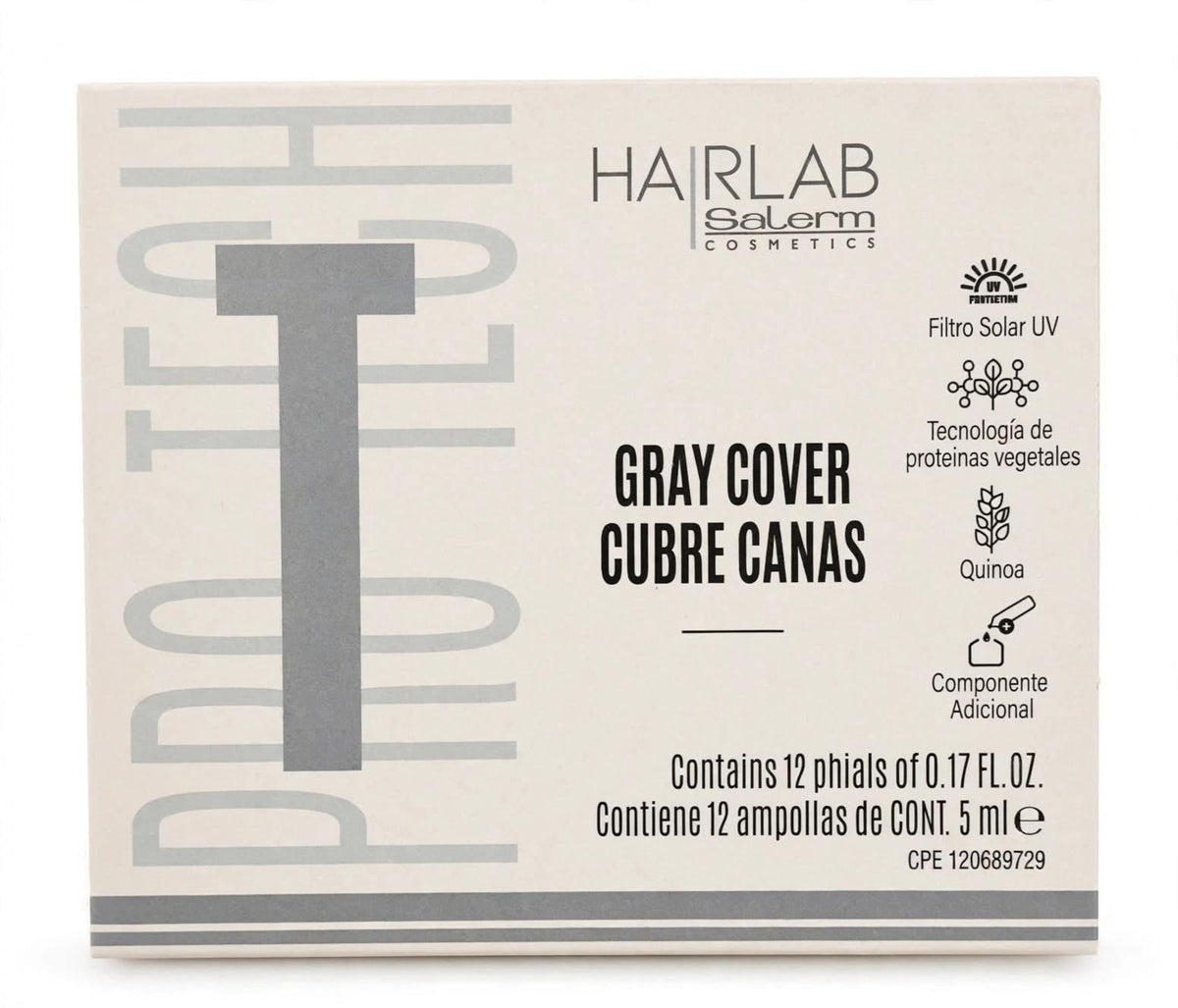 Salerm - Gray Cover Vials - 12 X 5 Ml