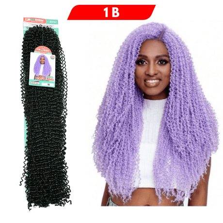 Freedom Crochet - Cro Easy Long - Color 1B - 20 " - Cosmetics Afro Latino