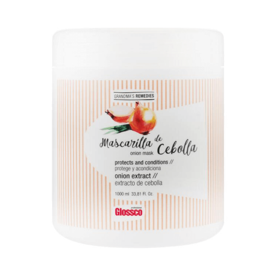 Glossco Professional – Grandma’s Remedies – Mascarilla de Cebolla 1000 ml - Cosmetics Afro Latino