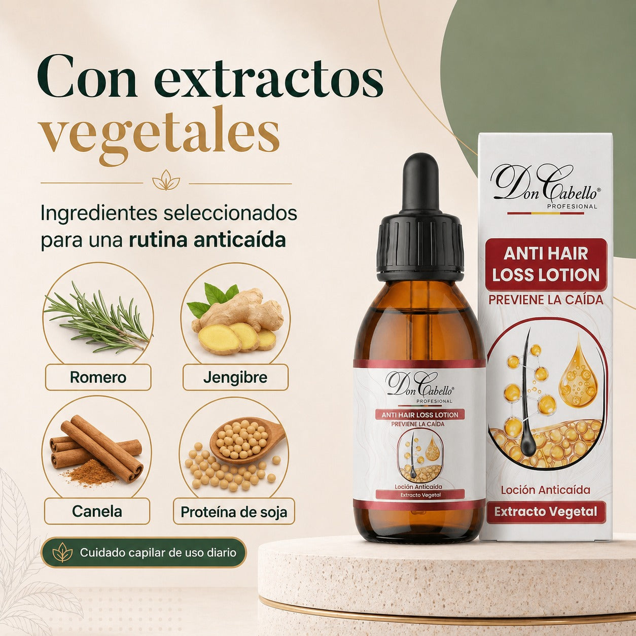 Don Cabello - Loción Biológica, Tratamiento Capilar Anticaída - 125ml