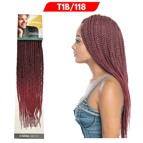 H'ADORA - Box Twist 2000 - Color T1B/118 - 20 " - Cosmetics Afro Latino