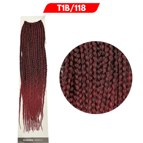 H'ADORA - Box Twist 2000 - Color T1B/118 - 20 " - Cosmetics Afro Latino