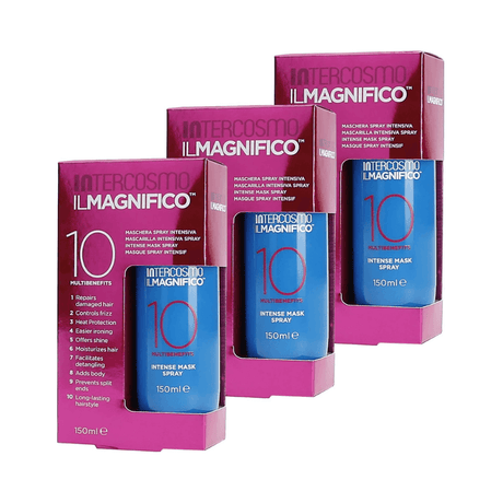 Intercosmo Il Magnifico 10 - Mascarilla en espray intensiva - 150 ml (3 unidades) - Cosmetics Afro Latino