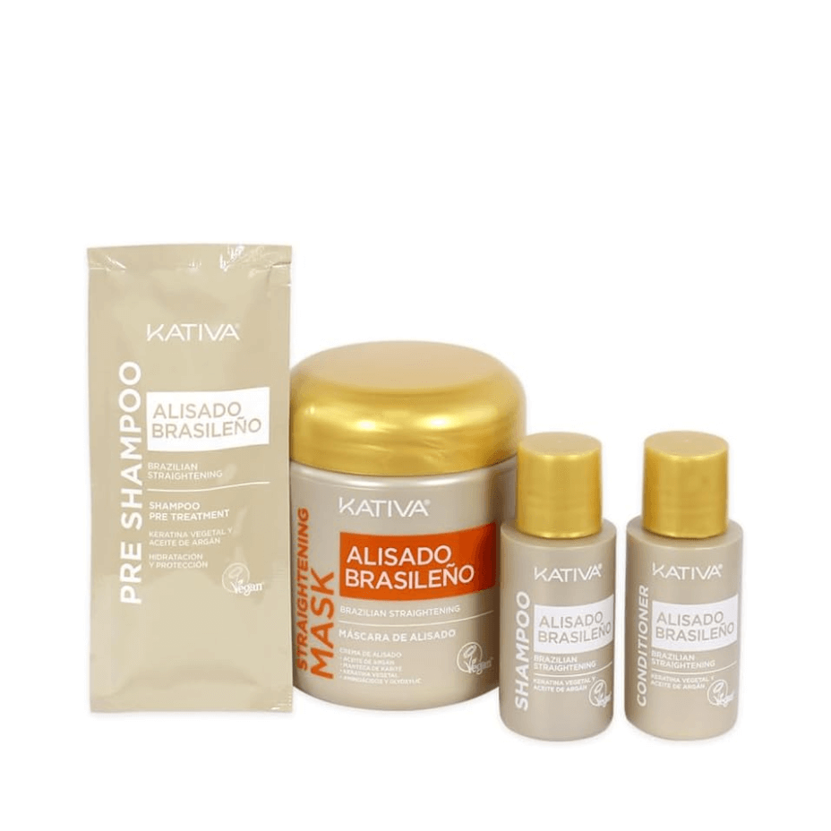 Kativa Kit Alisado Brasileño Sin Formol para Cabello Liso y Suave - Cosmetics Afro Latino