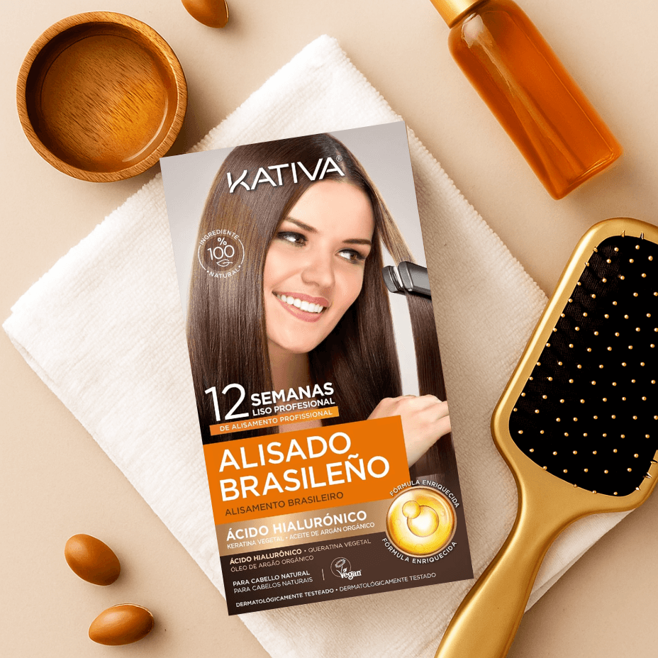 Kativa Kit Alisado Brasileño Sin Formol para Cabello Liso y Suave - Cosmetics Afro Latino