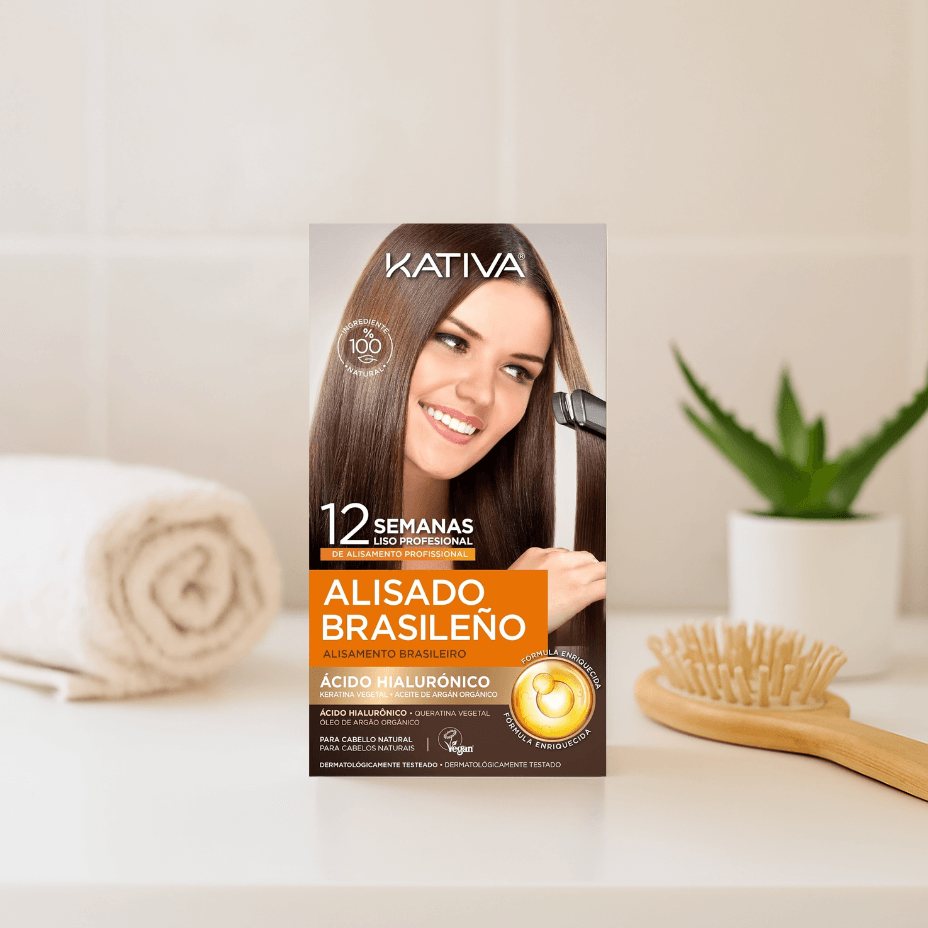 Kativa Kit Alisado Brasileño Sin Formol para Cabello Liso y Suave - Cosmetics Afro Latino