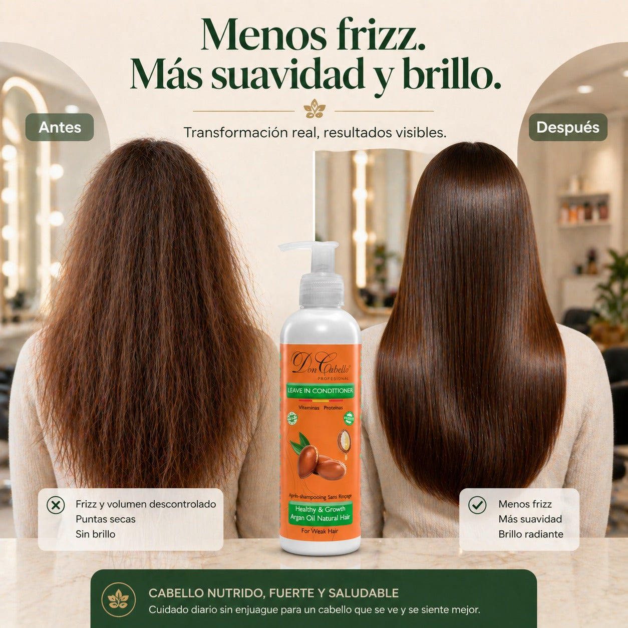Don Cabello - Acondicionador Sin Enjuague - 250 Ml