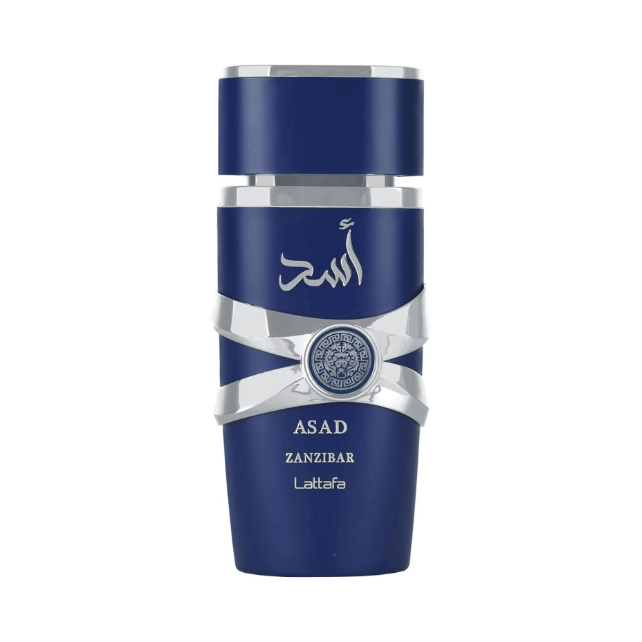 Lattafa Asad Zanzibar Perfume Unisex 100 ml EDP Oriental Amaderado - Cosmetics Afro Latino