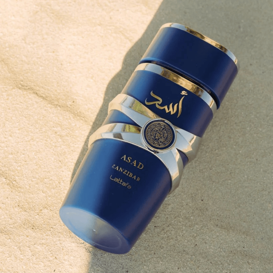 Lattafa Asad Zanzibar Perfume Unisex 100 ml EDP Oriental Amaderado - Cosmetics Afro Latino