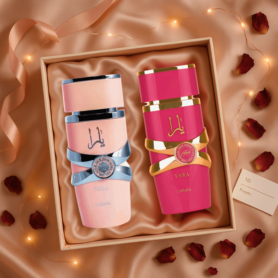 Lattafa Yara + Yara Candy Perfume Set Mujer 2x100 ml EDP Unisex - Cosmetics Afro Latino