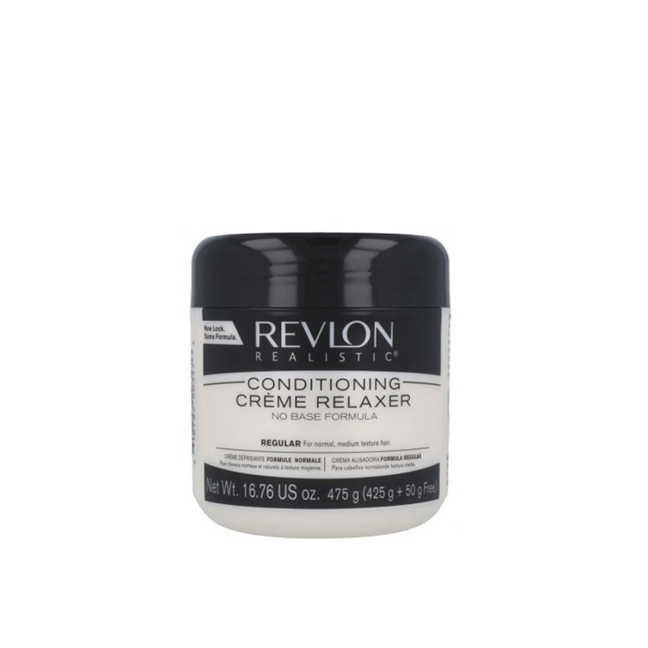Revlon Realistic - Alisador - Conditioning Creme Relaxer - Regular for Normal Medium Texture Hair - 16.76 Oz - Cosmetics Afro Latino