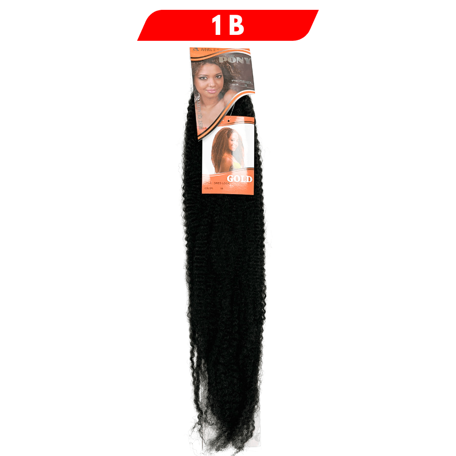 Noble Gold - Pony - Dred Lock - 8 " - Cosmetics Afro Latino