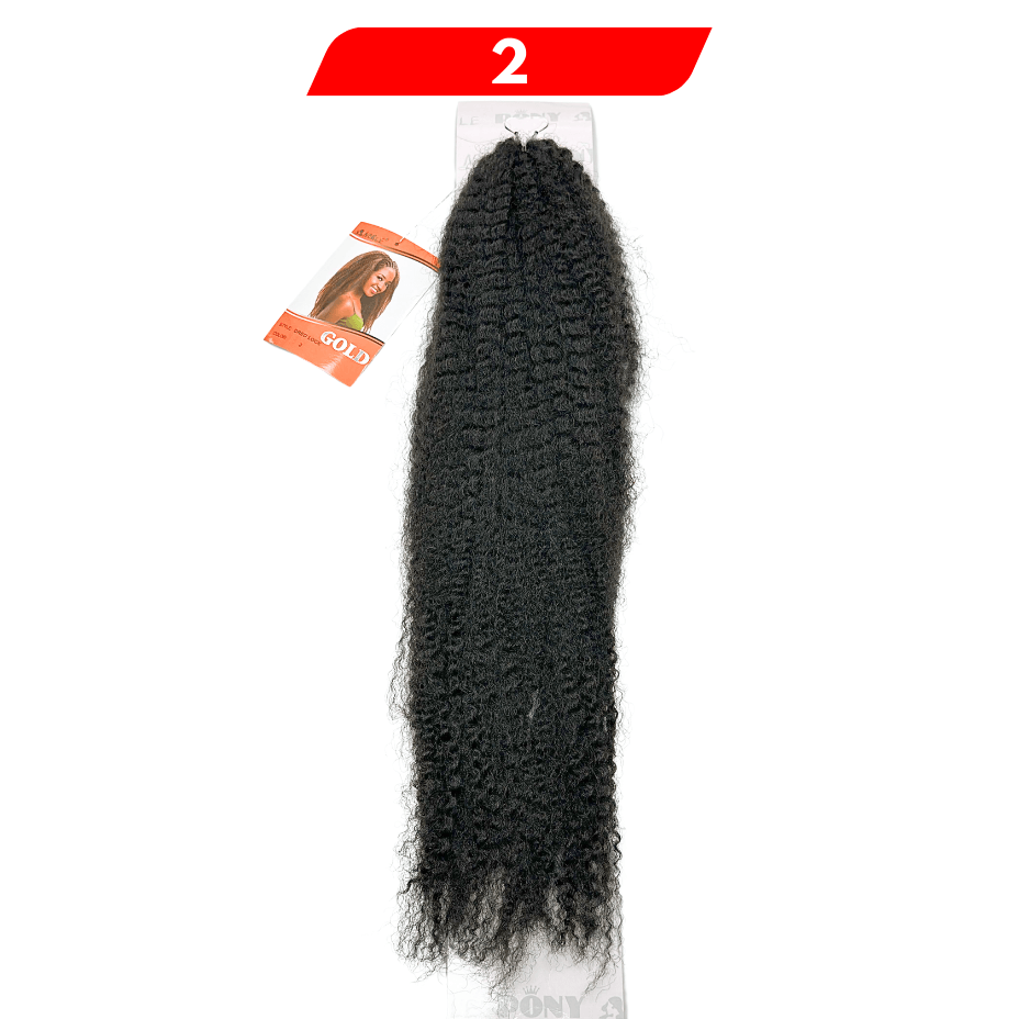 Noble Gold - Pony - Dred Lock - 8 " - Cosmetics Afro Latino