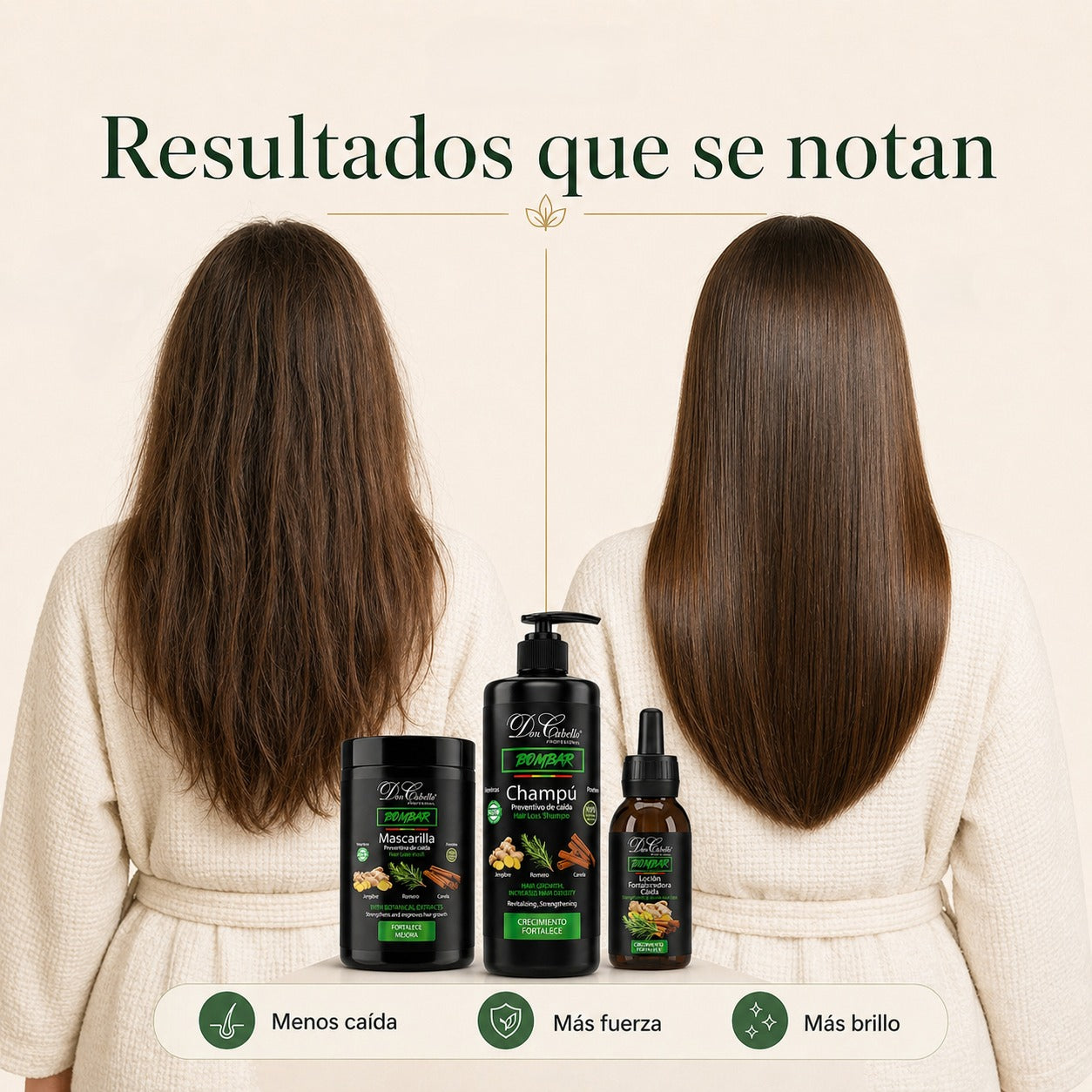 Bombar Hair Growth and Hair Loss Prevention Pack Don Cabello