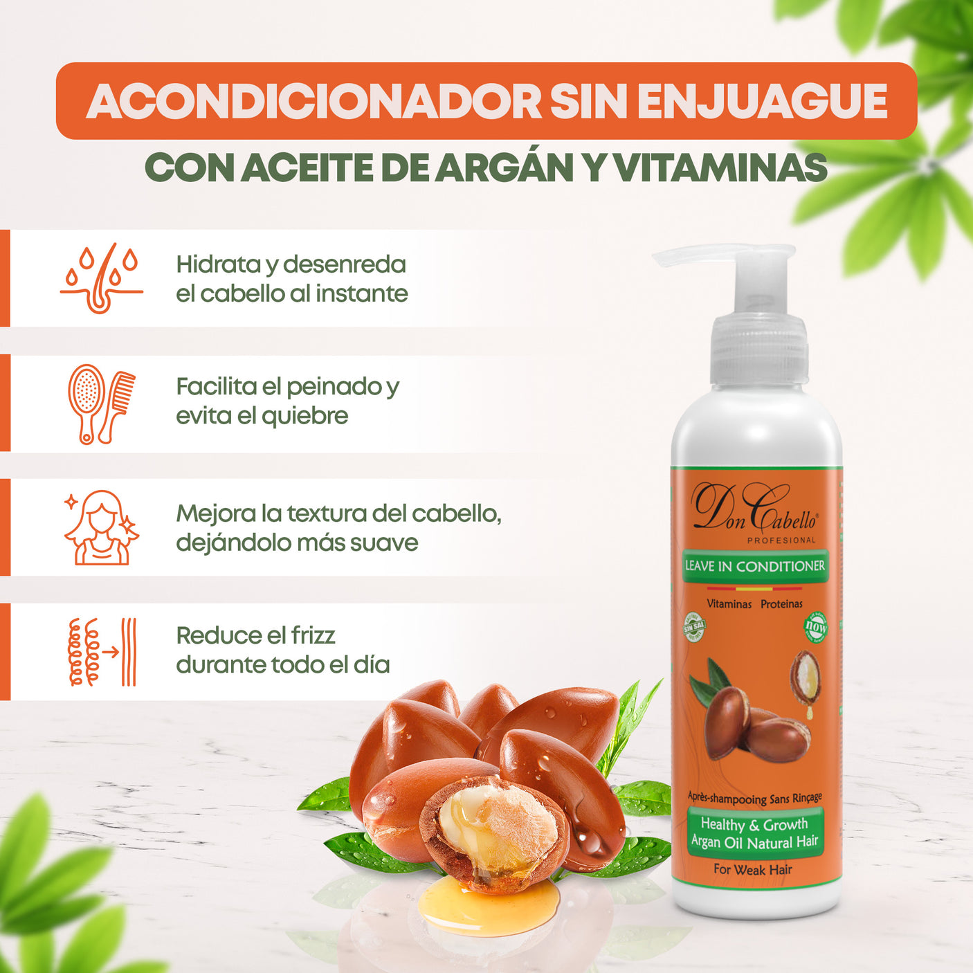 Intense Hydration Pack with Keratin and Argan Oil - Don Cabello