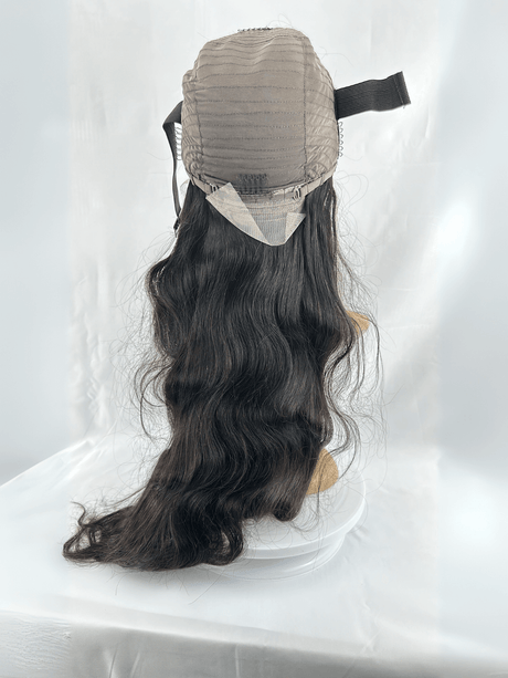Peluca de Cabello Virgen Ondulado 28” – HD Lace Frontal, Pre-Estilizada, Sin Pegamento, Densidad 200%+, Natural - Cosmetics Afro Latino