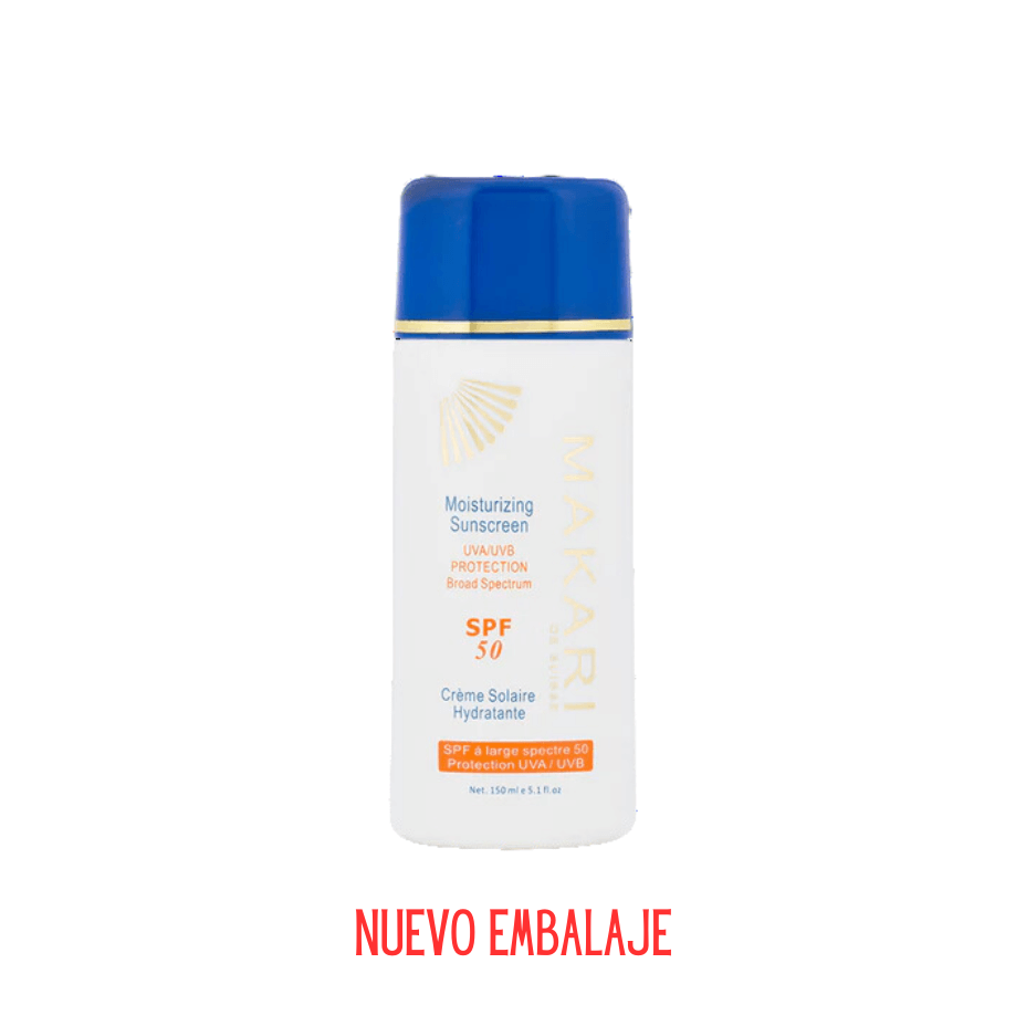 Makari - Protector Solar Hidratante Fps 50 - 150 Ml - Cosmetics Afro Latino