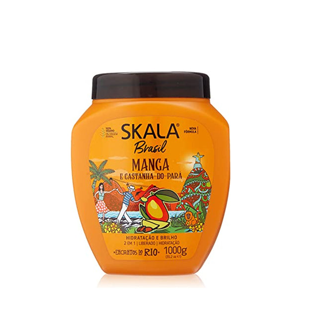 Skala - Crema Acondicionadora Manga e Castanha Do Para - 1000g - Cosmetics Afro Latino