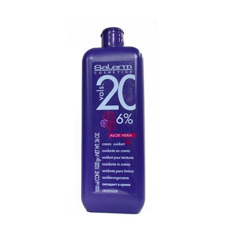 Salerm - Aloe Vera Cream Oxidant - 20Volume 6% - 1000 Ml - Cosmetics Afro Latino