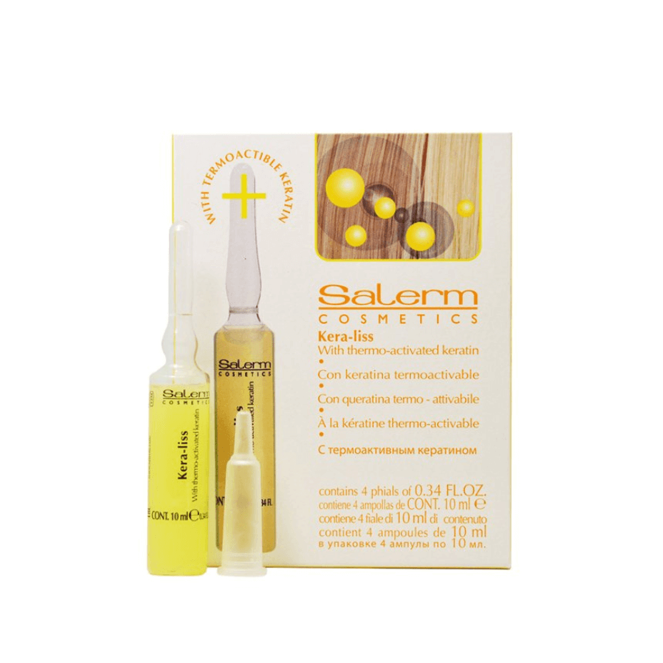 Salerm - Ampollas De Keratina Kera-liss - 4x13ml - Cosmetics Afro Latino