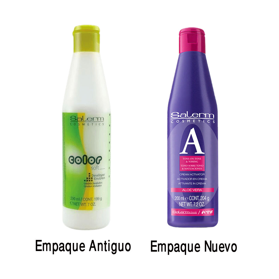 Salerm - Color Soft Developer Emulsion - 200 Ml - Cosmetics Afro Latino
