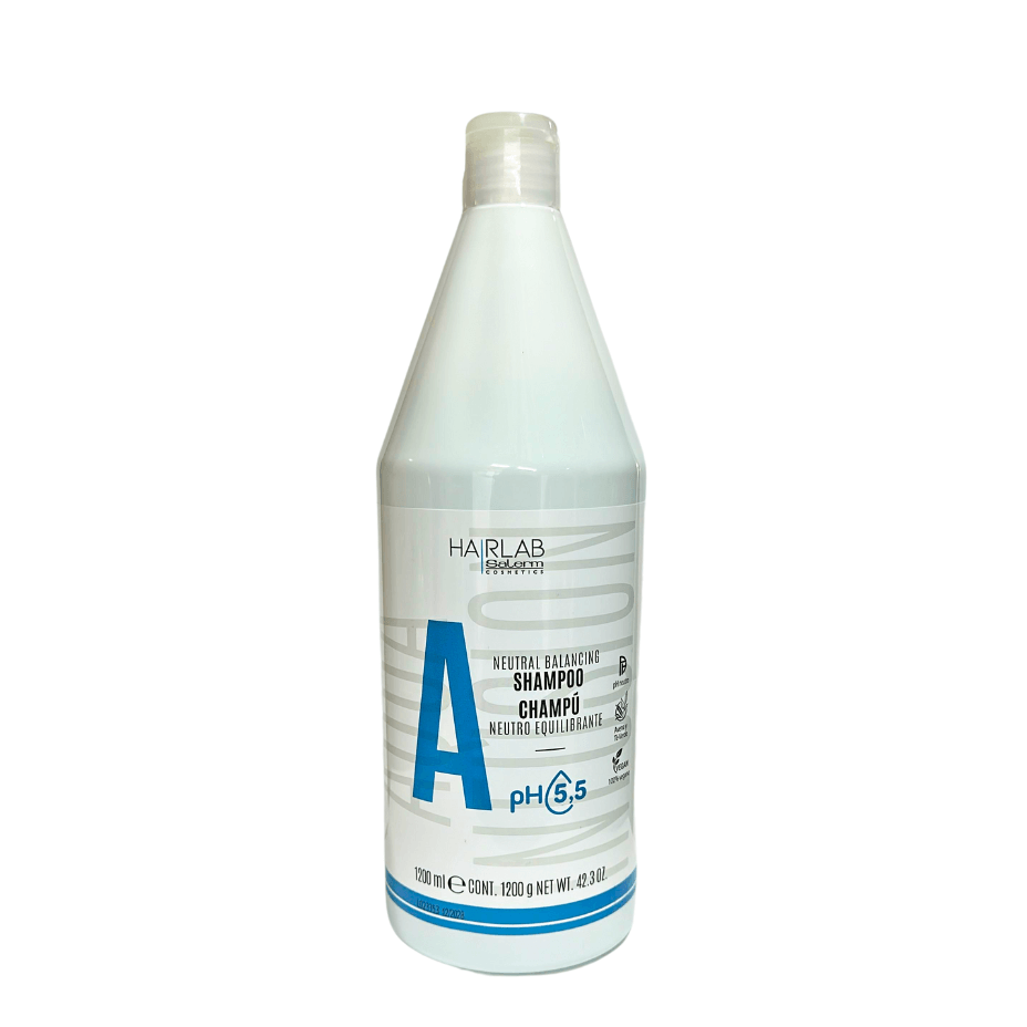 Salerm - Hair Lab - Champú Neutro Equilibrante - Neutral Balancing - 1200 Ml - Cosmetics Afro Latino