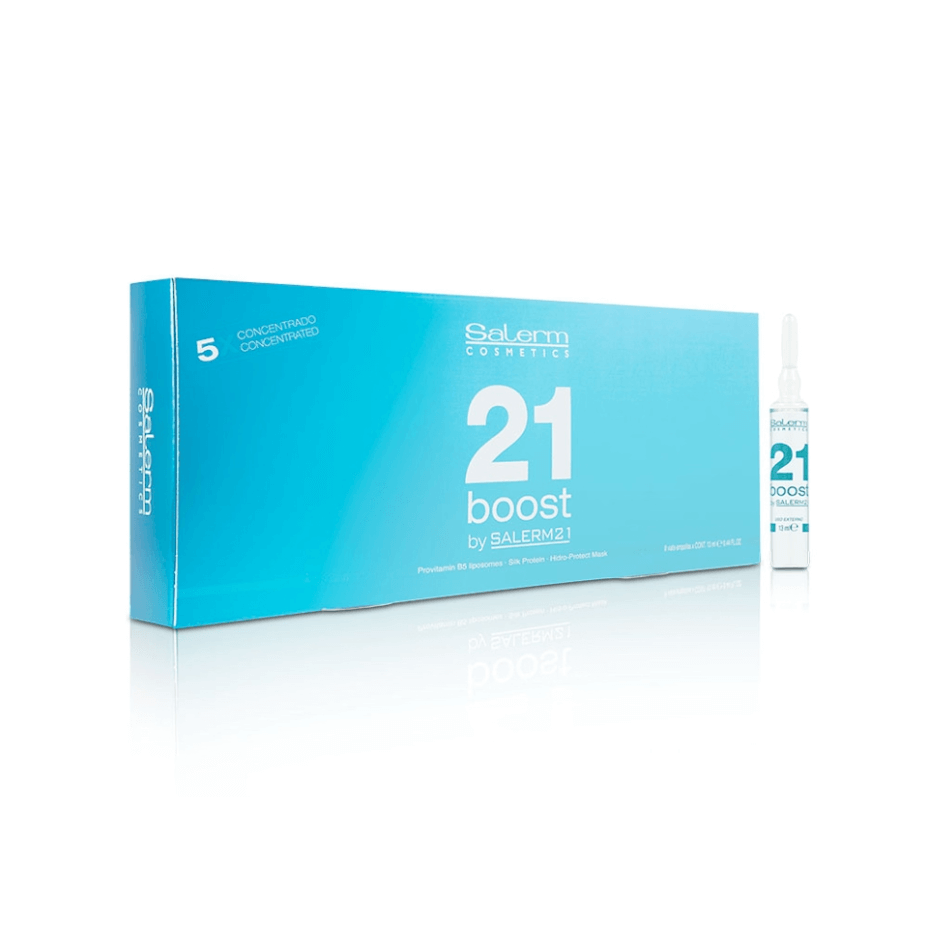 Salerm 21 Boost - Mascarilla Capilar - 8 X 13 ML/0.44 FL. OZ - Cosmetics Afro Latino