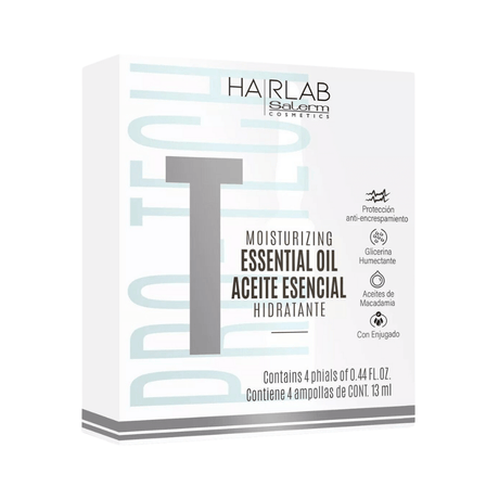 Salerm Hair Lab - Aceite Esencial Hidratante - 4x13 Ml - Cosmetics Afro Latino