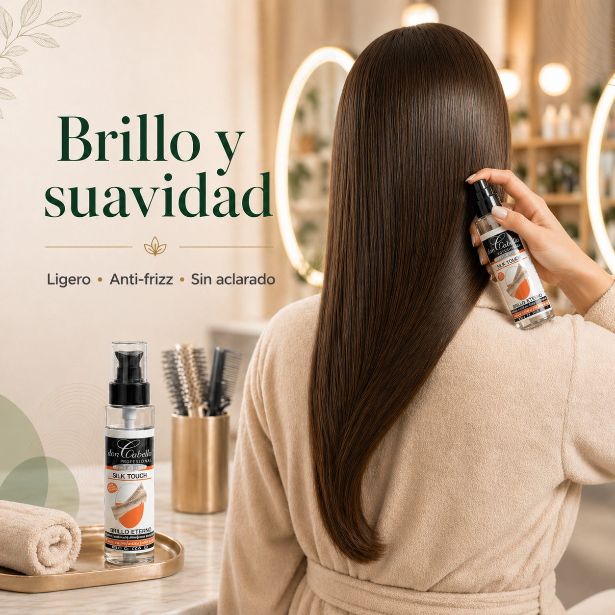 Don Cabello Silk Touch – Proteínas, Vitaminas Y Minerales - 100 Ml