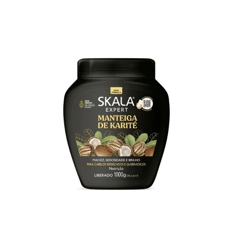 Skala - Creme Tratamento Manteiga de Karité - 1000g - Cosmetics Afro Latino