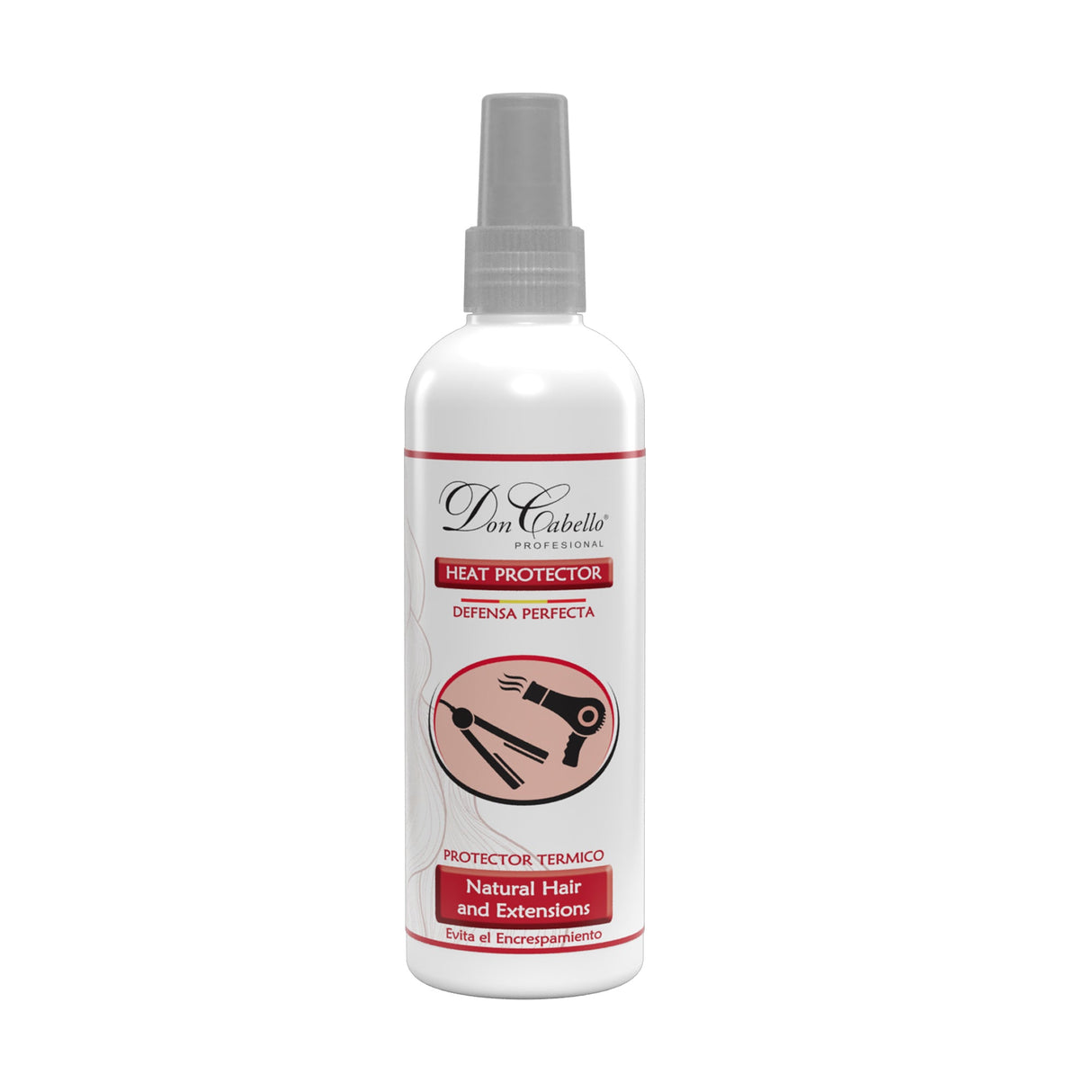 Don Cabello - Protector Térmico Cabello – Protector Calor Plancha Y Tenazas – Spray Termoprotector - 250 Ml - Cosmetics Afro Latino