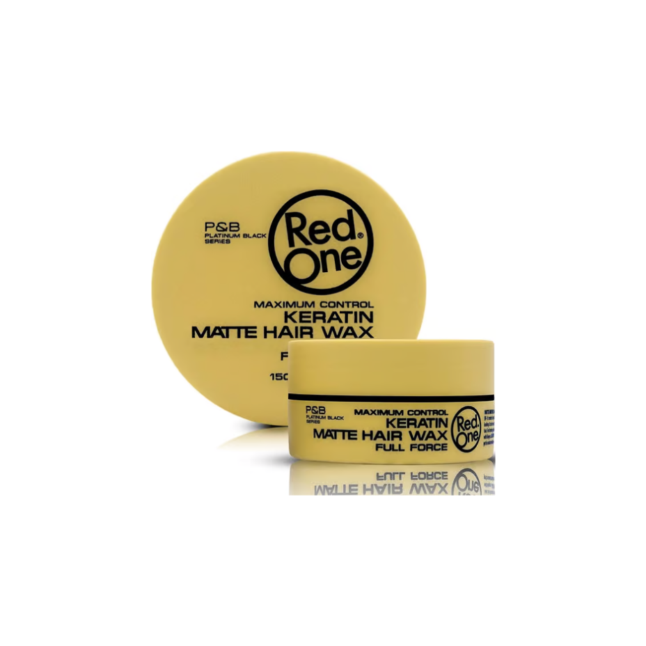 Red One - Keratin - Matte Hair Wax Full Force - 150ml - Cosmetics Afro Latino