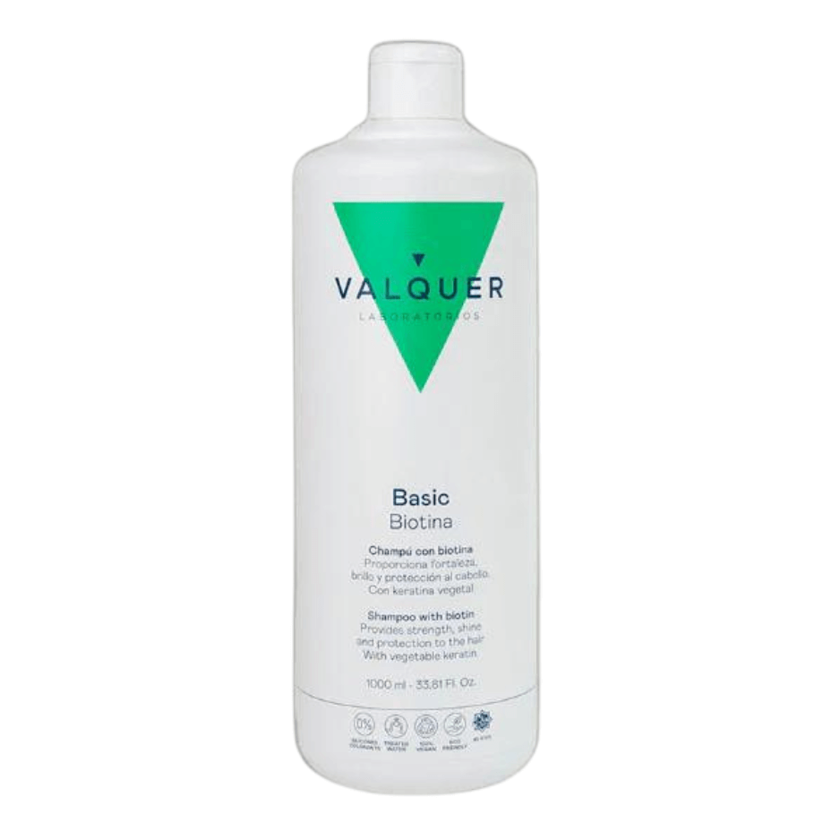 Valquer - Champú Con Biotina & Keratina - 1000 Ml - Cosmetics Afro Latino