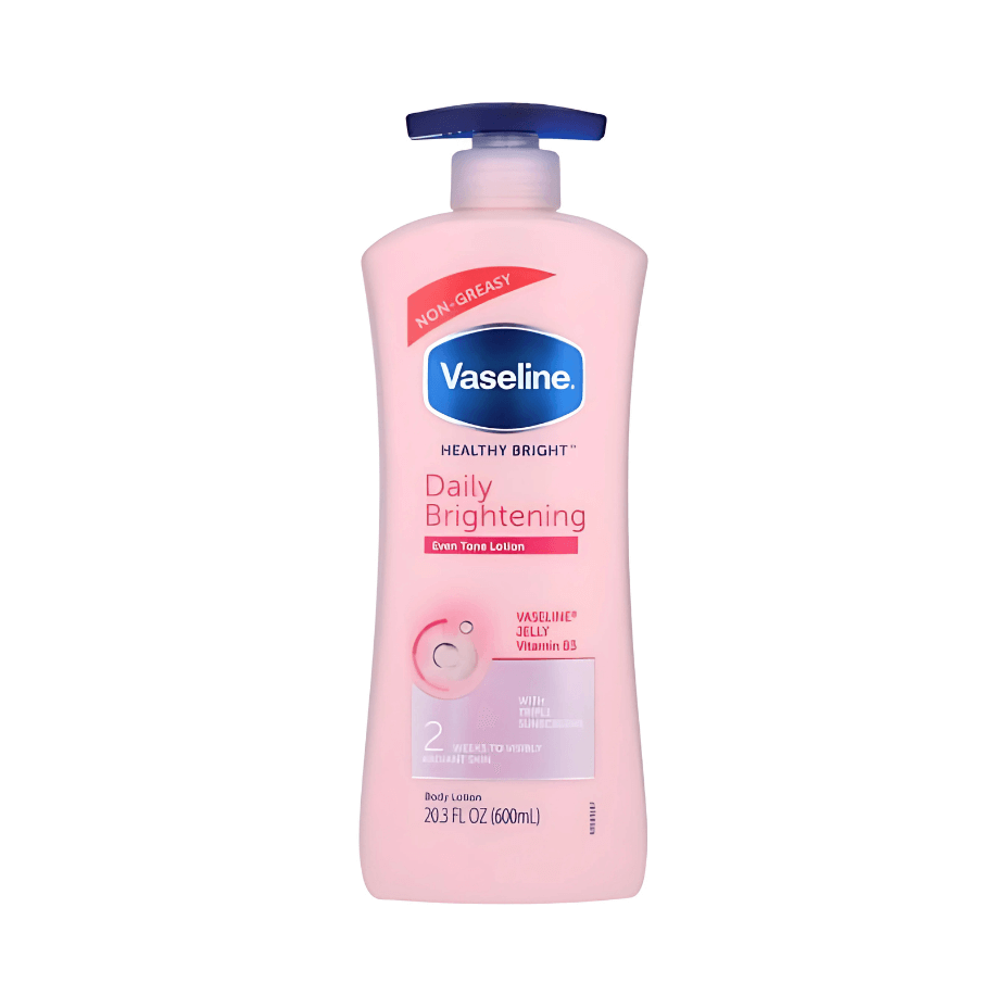 Vaseline Loción Corporal Aclarante Diaria No Grasa – 600 ml - Cosmetics Afro Latino