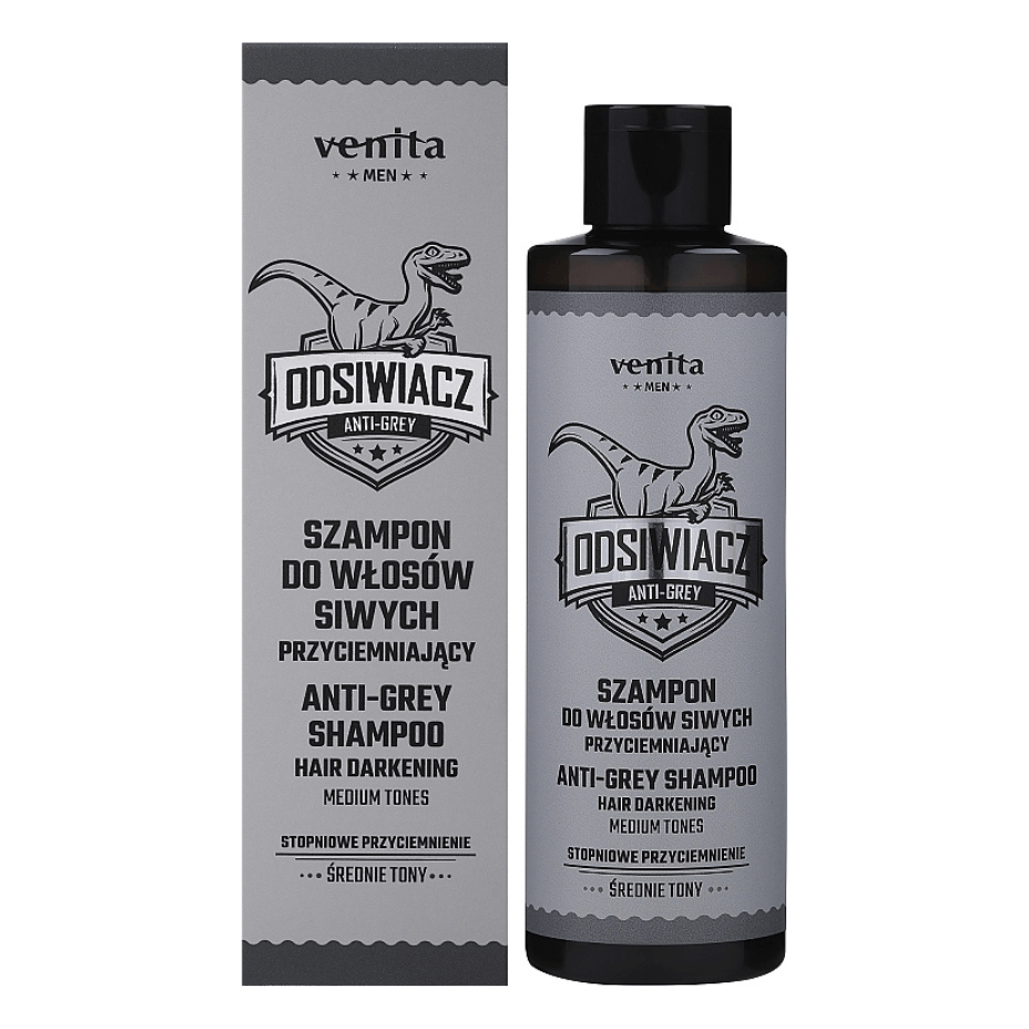 Venita - Champú Oscurecedor De Canas, Tonos Medios - 200 Ml - Cosmetics Afro Latino