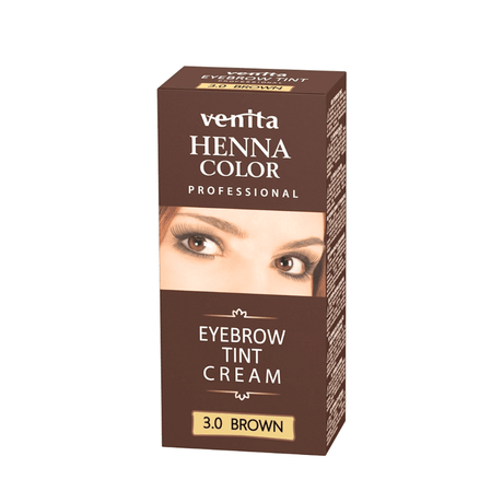 Profesional Crema Color De Cejas Castaño- 15 Ml - Venita - Cosmetics Afro Latino