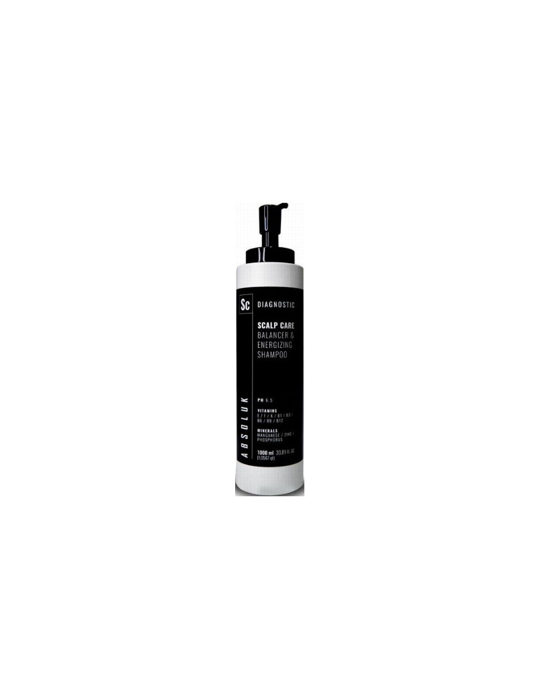 Absoluk Diagnostic Scalp Care Shampoo 1000 ml Champú Regulador para Cuero Cabelludo Graso