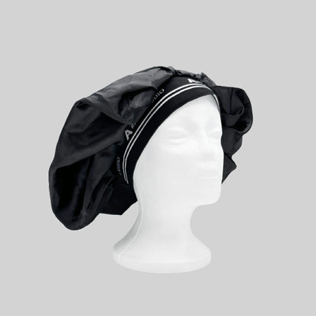 Gorro De Satén (Plata + Negro + Moeado ) - Cosmetics Afro Latino