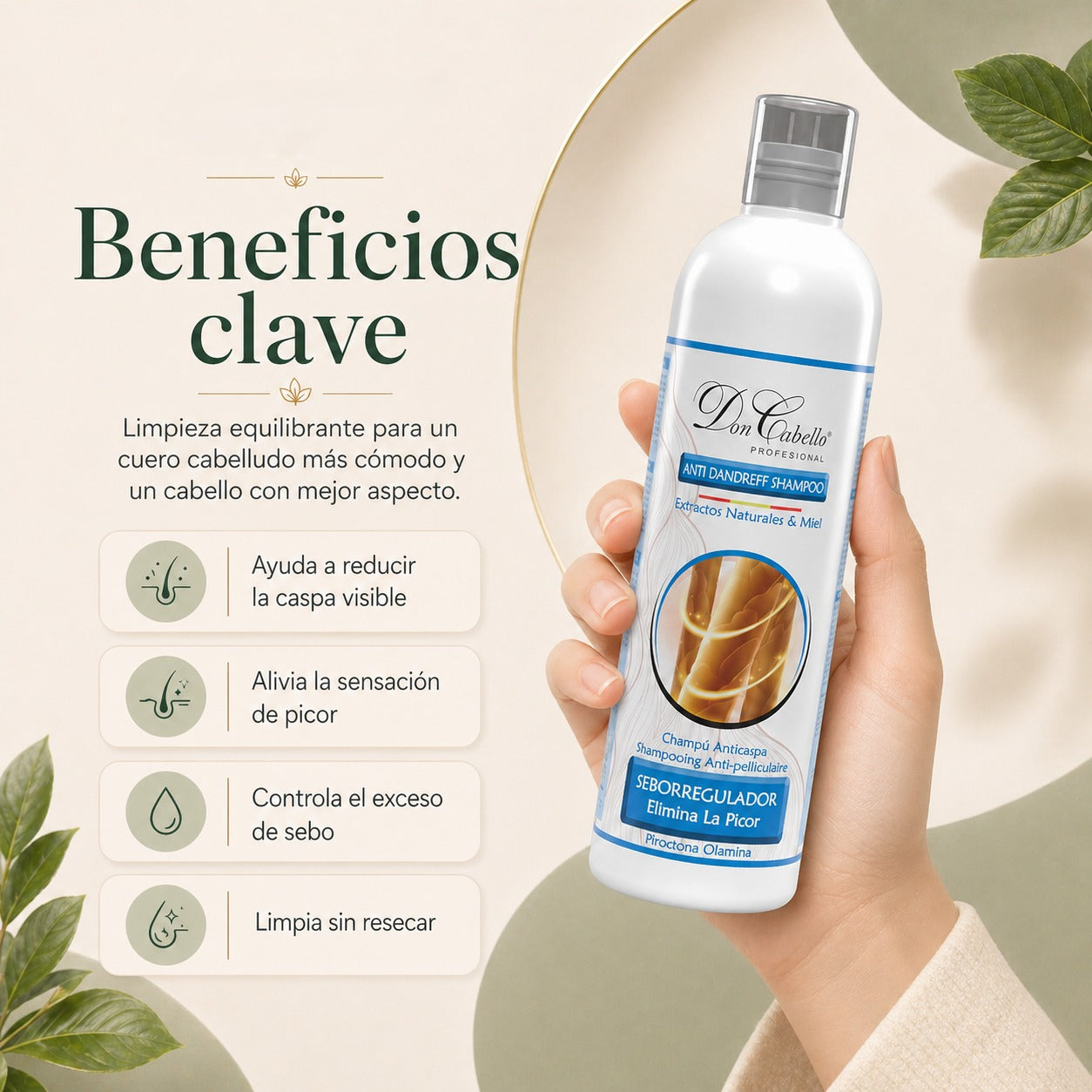 Don Cabello - Champú Anticaspa - 500 Ml