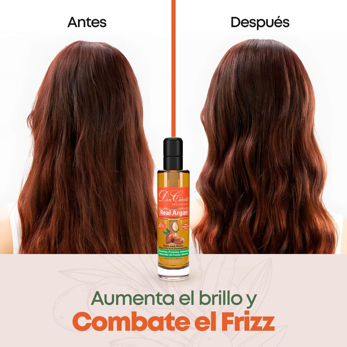 Don Cabello Aceite de Argán – Serum reparador de cabello 100 ml - Cosmetics Afro Latino
