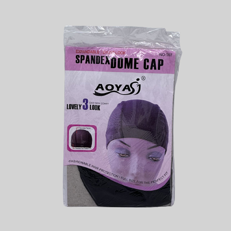 Spandex Dome Cap - Aoyasi - Expandble - Short Look - Cosmetics Afro Latino