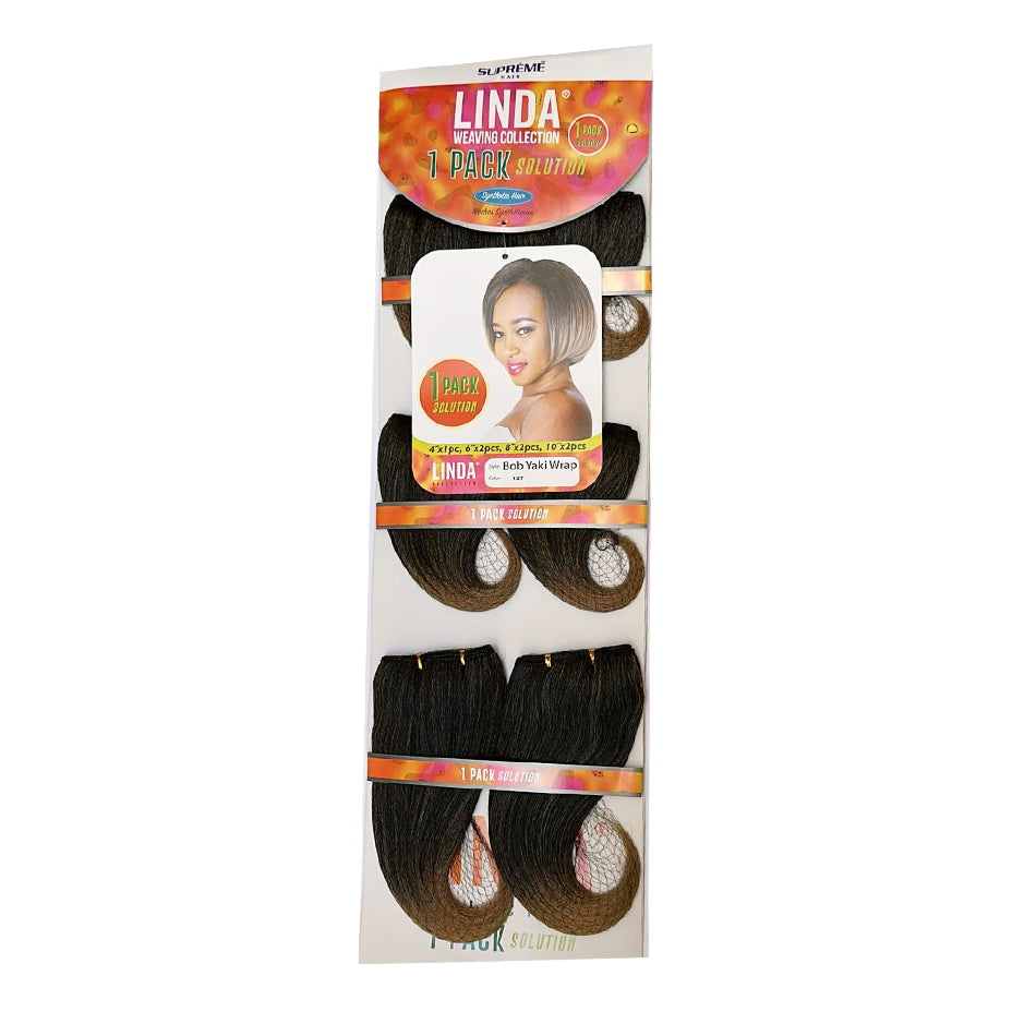 SUPRME - LINDA - SYNTHETIC HAIR - BOB YAKI RAP - 1/27 - Extensión de Pelo - Cosmetics Afro Latino