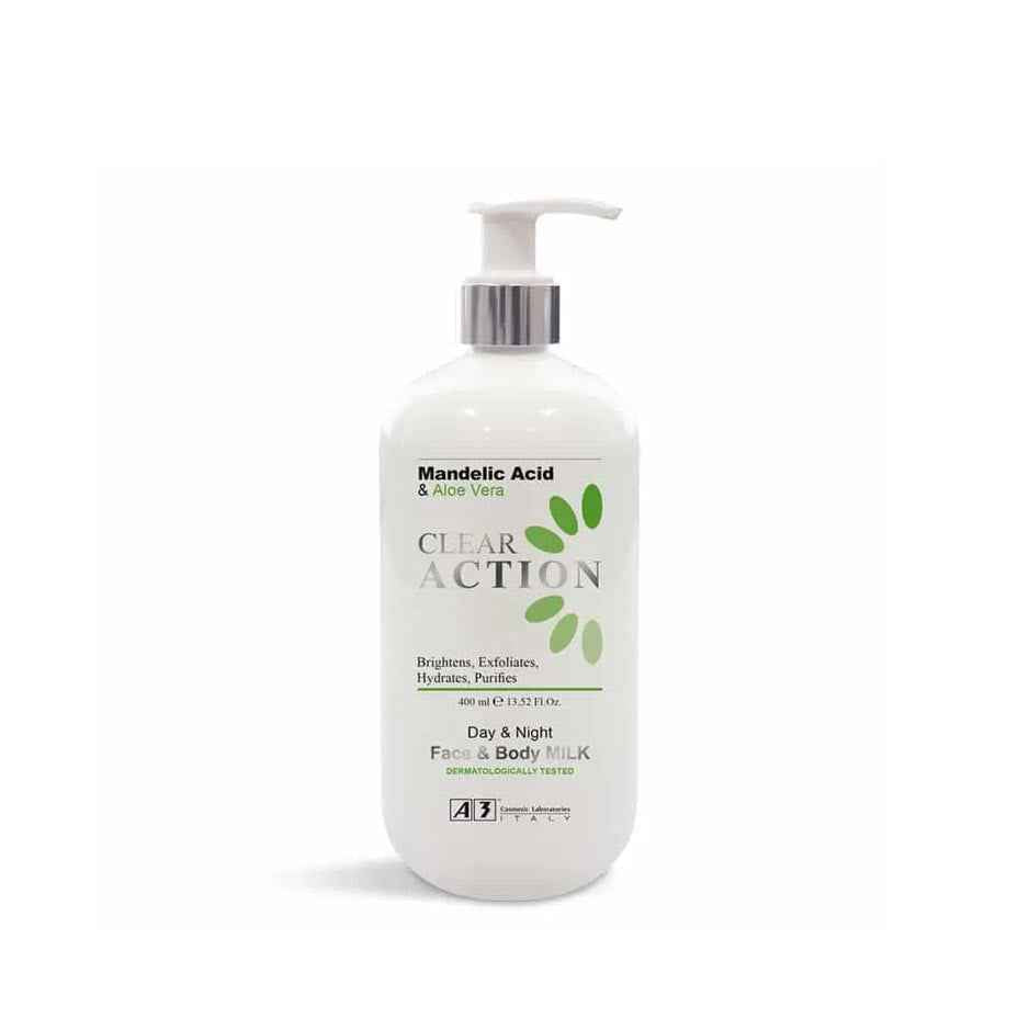 A3 - Clear Action Face and Body Milk - 400 Ml