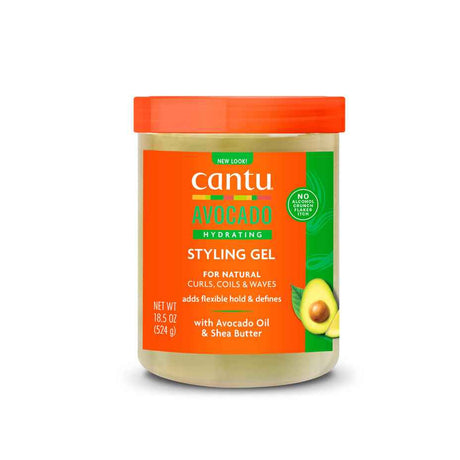 Cantu - Gel Hidratante De Aguacate - Shea Butter and Avocado Oil - Gel Hydrating - 524g