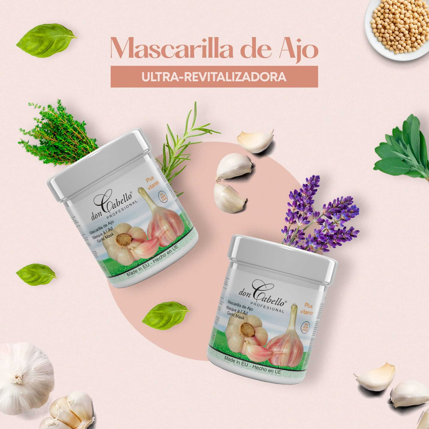Don Cabello - Mascarilla Pelo De Ajo - 1000 Ml - Cosmetics Afro Latino