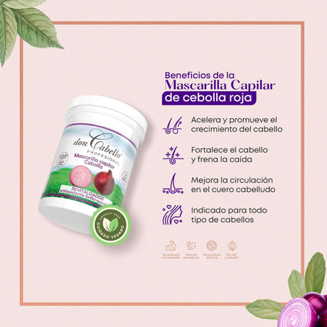 Don Cabello - Mascarilla Pelo De Cebolla - Cosmetics Afro Latino